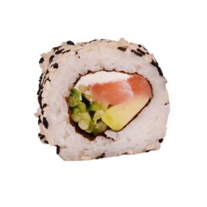 Каліфорнія з копченим лососем в кунжуті